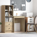 vidaXL Schreibtisch Sonoma-Eiche 60 x 40 x 76 cm