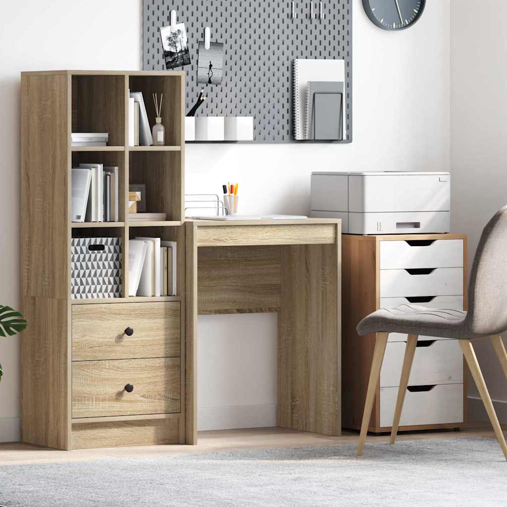 vidaXL Schreibtisch Sonoma-Eiche 60 x 40 x 76 cm