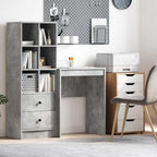vidaXL Schreibtisch Beton Grau 60 x 40 x 76 cm