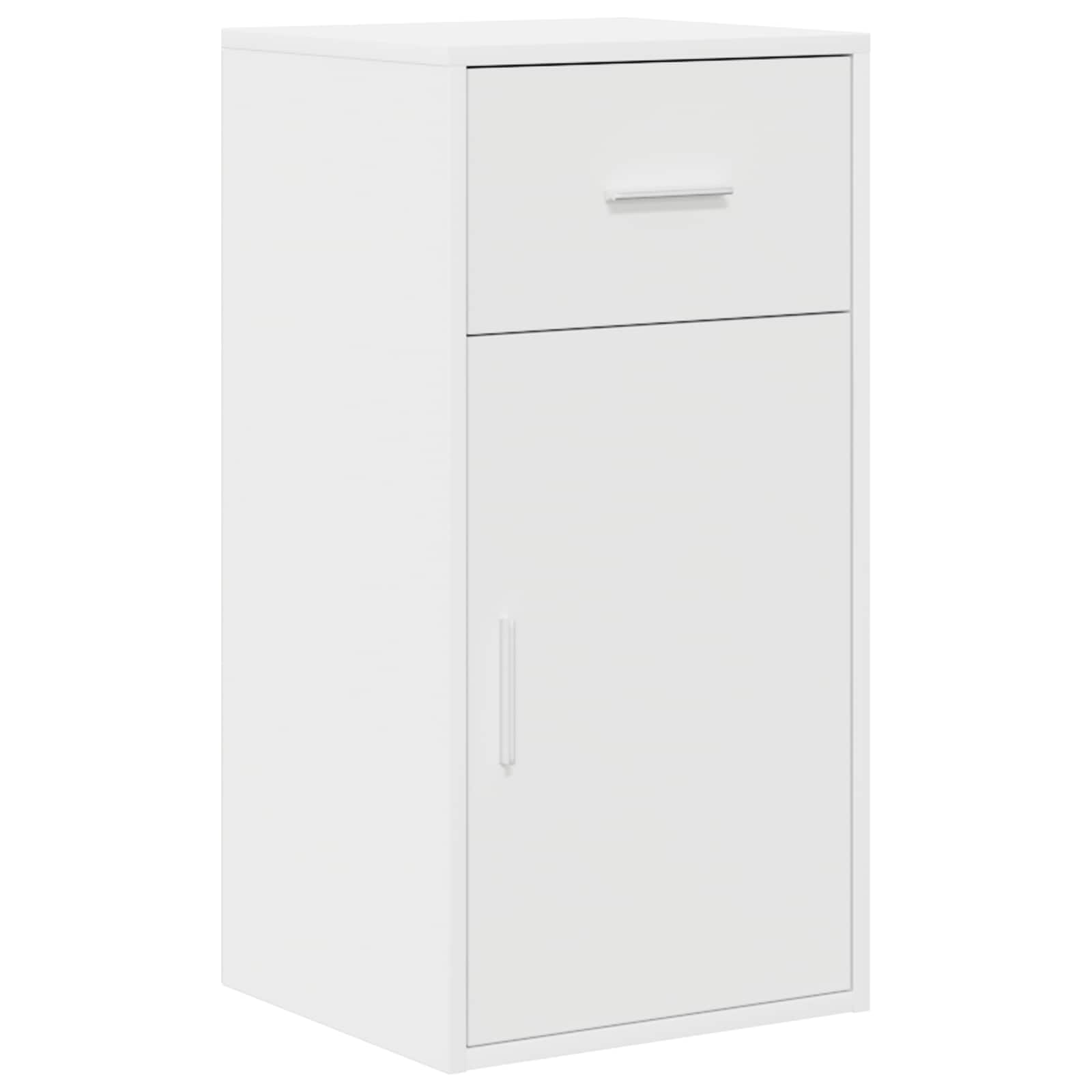 vidaXL Sideboard mit Schubladen Weiß 38 x 34 x 75 cm