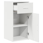 vidaXL Sideboard mit Schubladen Weiß 38 x 34 x 75 cm