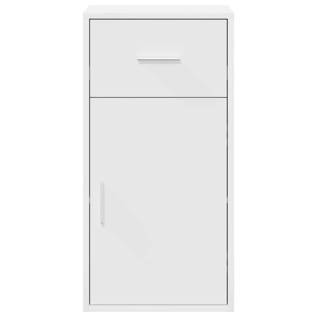 vidaXL Sideboard mit Schubladen Weiß 38 x 34 x 75 cm