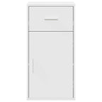 vidaXL Sideboard mit Schubladen Weiß 38 x 34 x 75 cm