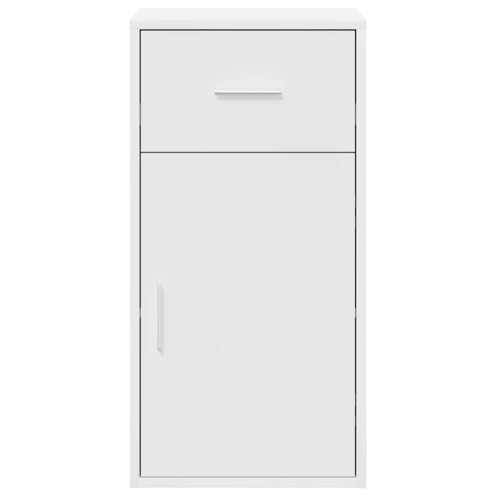 vidaXL Sideboard mit Schubladen Weiß 38 x 34 x 75 cm