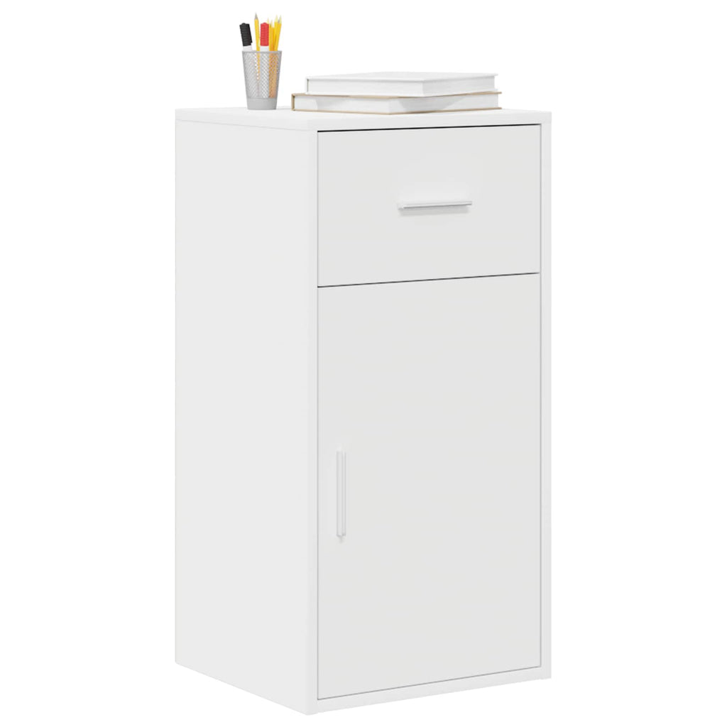vidaXL Sideboard mit Schubladen Weiß 38 x 34 x 75 cm