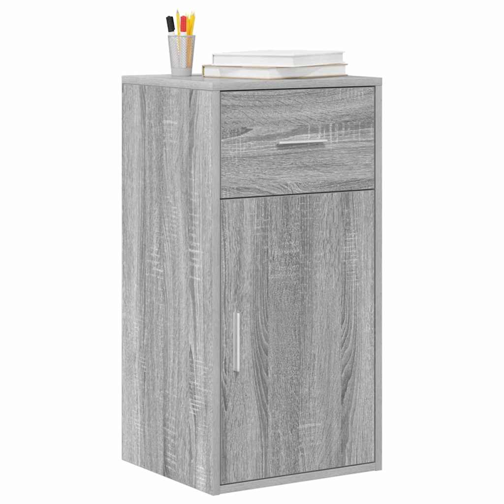 vidaXL Sideboard mit Schubladen Graues Sonoma 38 x 34 x 75 cm