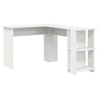vidaXL Eck-Schreibtisch Weiß 140 x 113,5 x 75 cm Holzwerkstoff