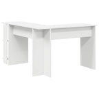 vidaXL Eck-Schreibtisch Weiß 140 x 113,5 x 75 cm Holzwerkstoff