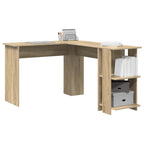 vidaXL Eck-Schreibtisch Sonoma-Eiche 140 x 113,5 x 75 cm Holzwerkstoff