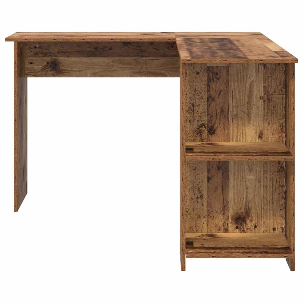 vidaXL Eck-Schreibtisch Altholz 140 x 113,5 x 75 cm Holzwerkstoff