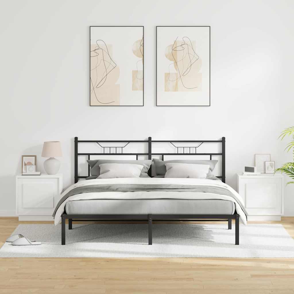 vidaXL Nachttisch 2 pcs Weiß 44 x 34,5 x 45 cm Holzwerkstoff