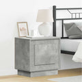 vidaXL Nachttisch Beton Grau 44 x 34,5 x 45 cm Holzwerkstoff