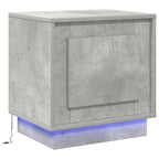 vidaXL Nachttisch Beton Grau 44 x 34,5 x 45 cm Holzwerkstoff