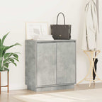 vidaXL LED-Sideboard für Betongrau 71 x 34,5 x 75 cm Holzwerkstoff