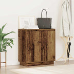 vidaXL LED-Sideboard für Altholz 71 x 34,5 x 75 cm Holzwerkstoff
