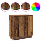 vidaXL LED-Sideboard für Altholz 71 x 34,5 x 75 cm Holzwerkstoff