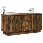 vidaXL TV-Schränk Geräucherte Eiche 100 x 38 x 49 cm Holzwerkstoff