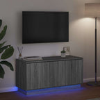 vidaXL TV-Schränk Graues Sonoma 100 x 38 x 49 cm Holzwerkstoff