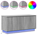 vidaXL TV-Schränk Graues Sonoma 100 x 38 x 49 cm Holzwerkstoff