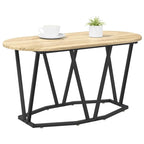 vidaXL Couchtisch Sonoma-Eiche 80 x 40 x 40.5 cm Sperrholz und Metall