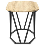 vidaXL Couchtisch Sonoma-Eiche 80 x 40 x 40.5 cm Sperrholz und Metall