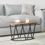vidaXL Couchtisch Altholz 80 x 40 x 40.5 cm Sperrholz und Metall