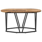 vidaXL Couchtisch Altholz 80 x 40 x 40.5 cm Sperrholz und Metall