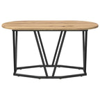 vidaXL Couchtisch Artisan-Eiche 80 x 40 x 40.5 cm Sperrholz und Metall