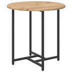 vidaXL Beistelltisch-Set 2 pcs Artisan Eiche und Schwarz