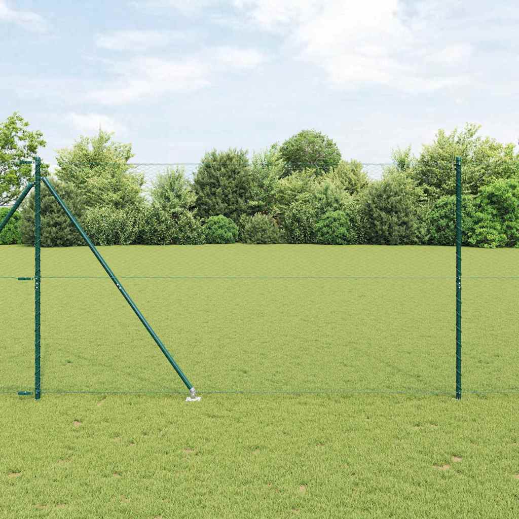 vidaXL Zaunpfosten Grün