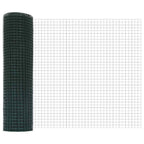 vidaXL Schweißdrahtzaun mit Spikes 50 x 0,5 m PVC-beschichteter Stahl
