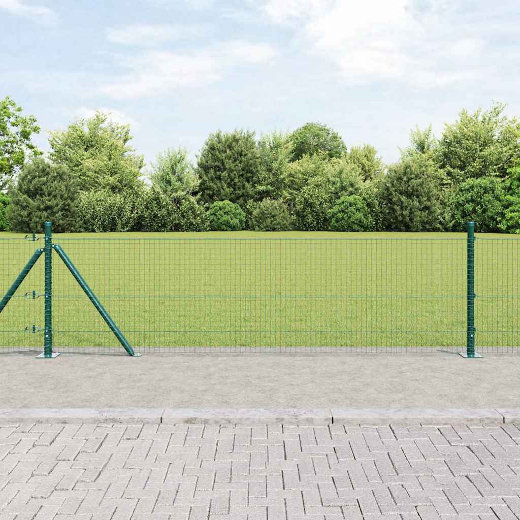 vidaXL Zaunpfosten Grün