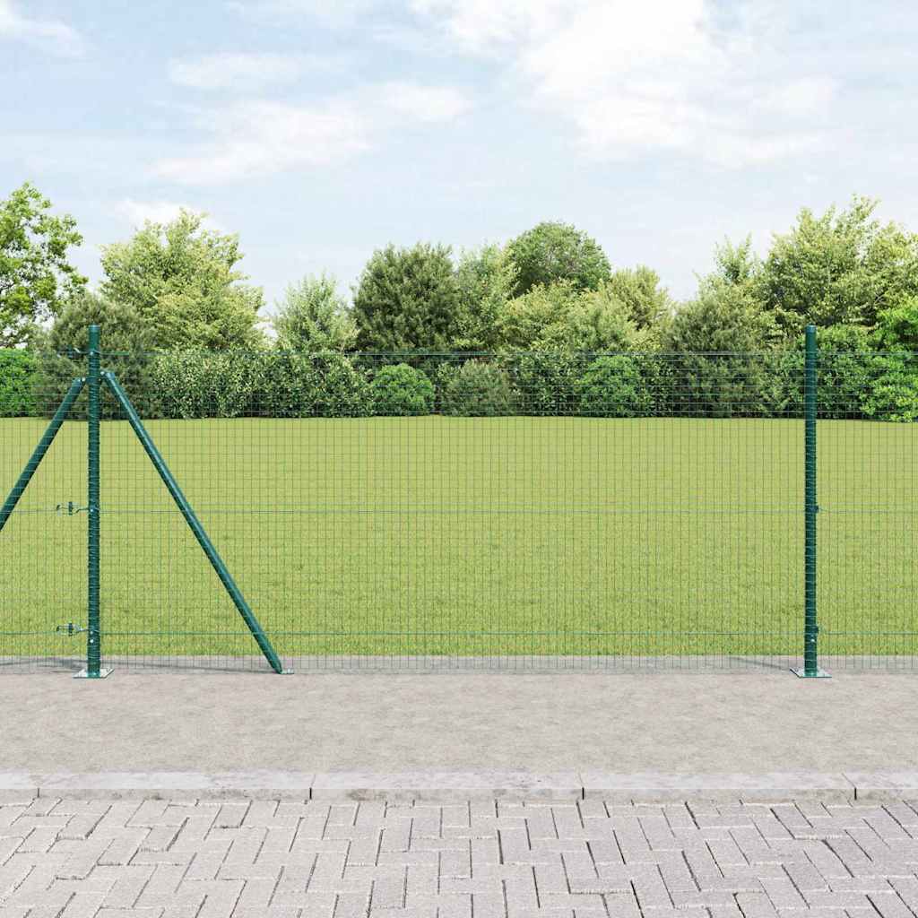 vidaXL Zaunpfosten Grün