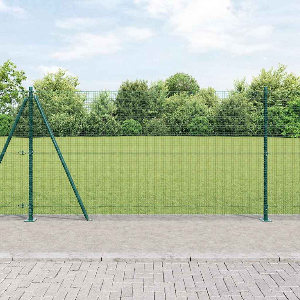 vidaXL Zaunpfosten Grün