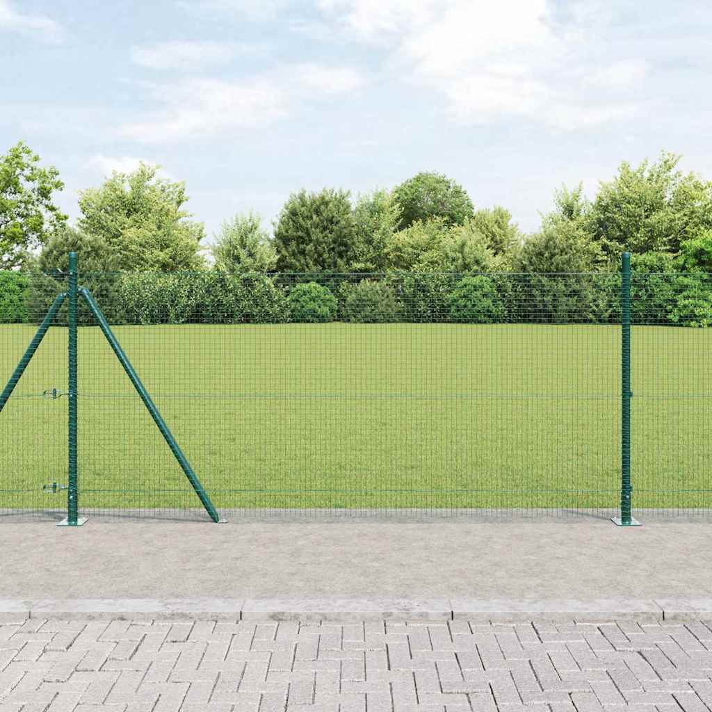 vidaXL Zaunpfosten Grün
