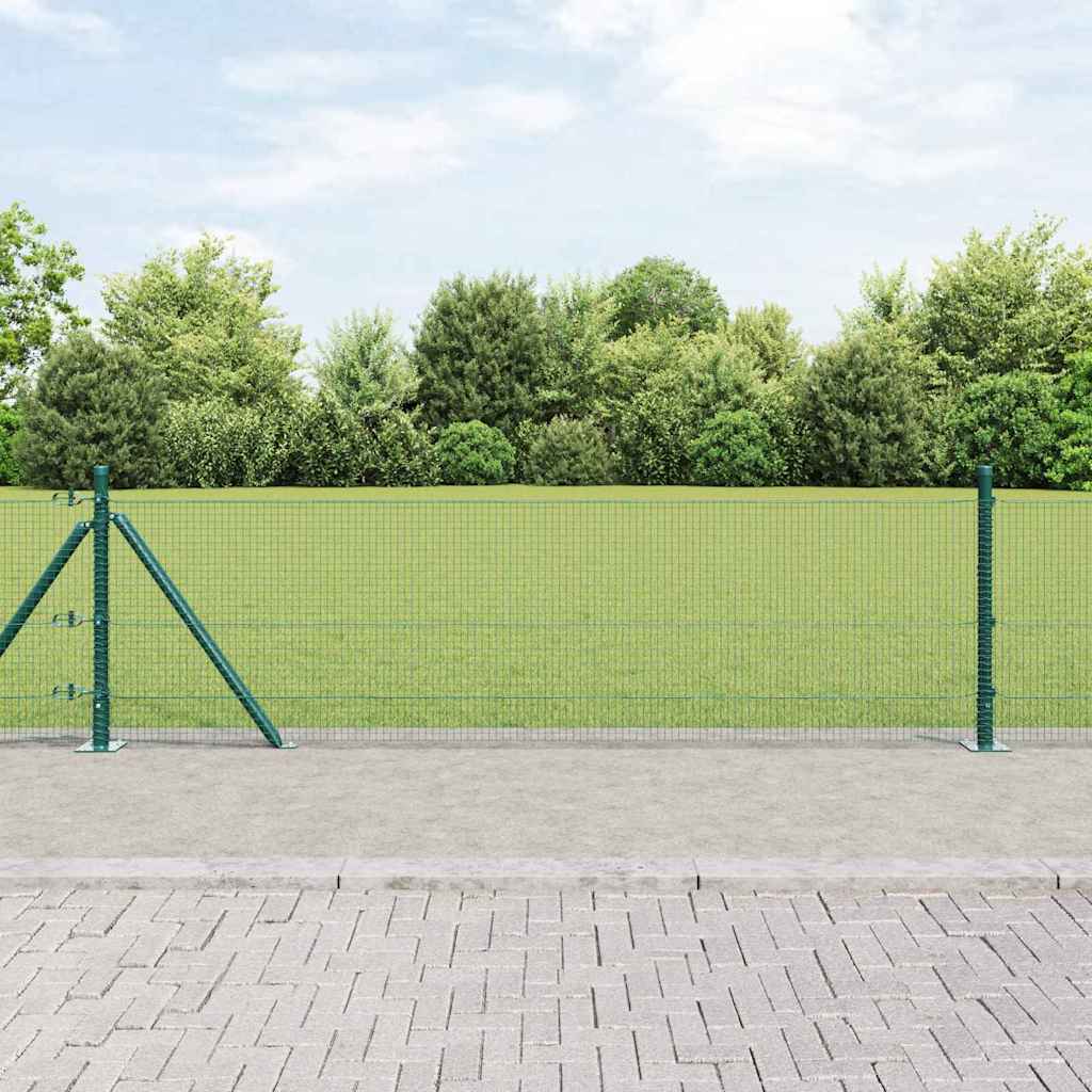 vidaXL Zaunpfosten Grün