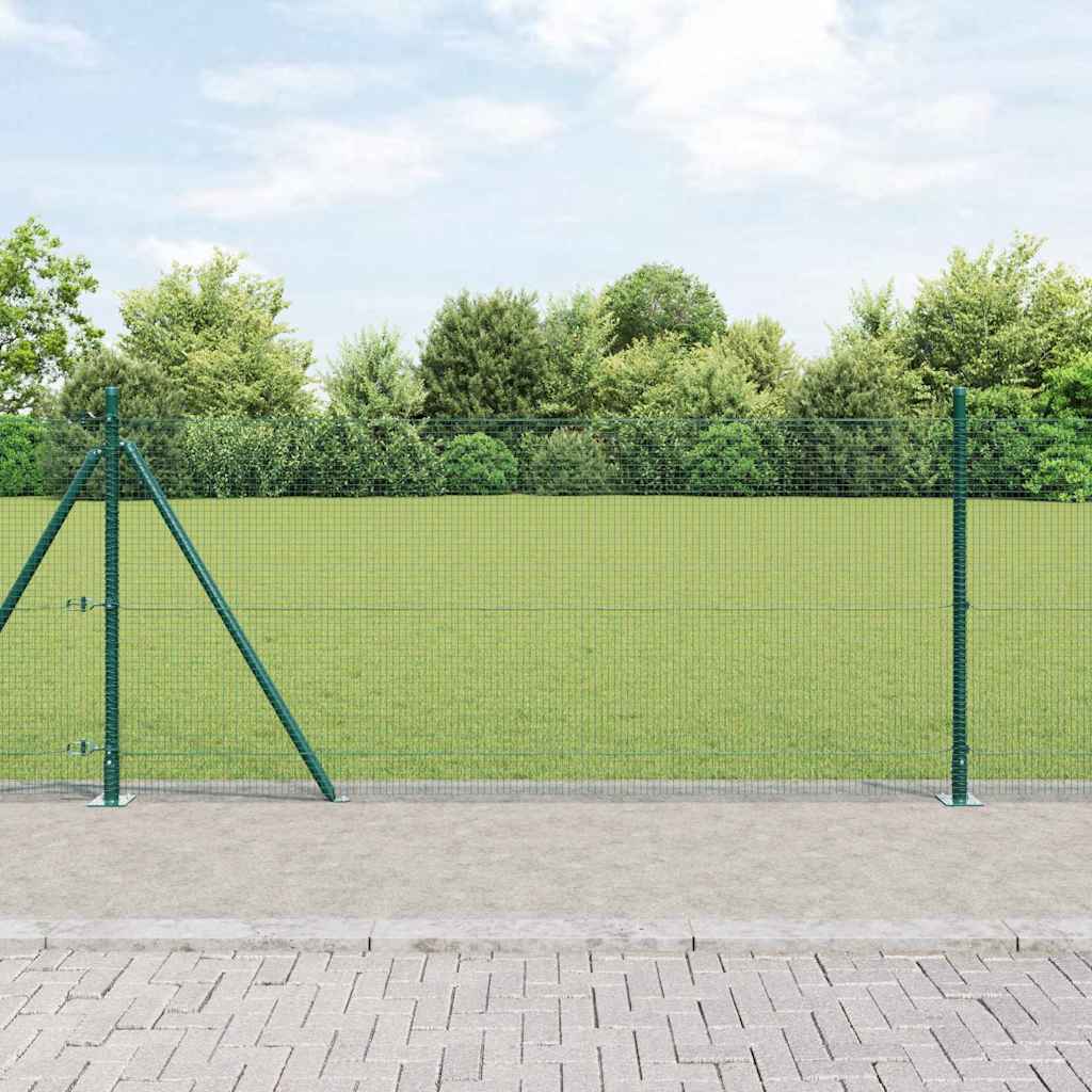 vidaXL Zaunpfosten Grün