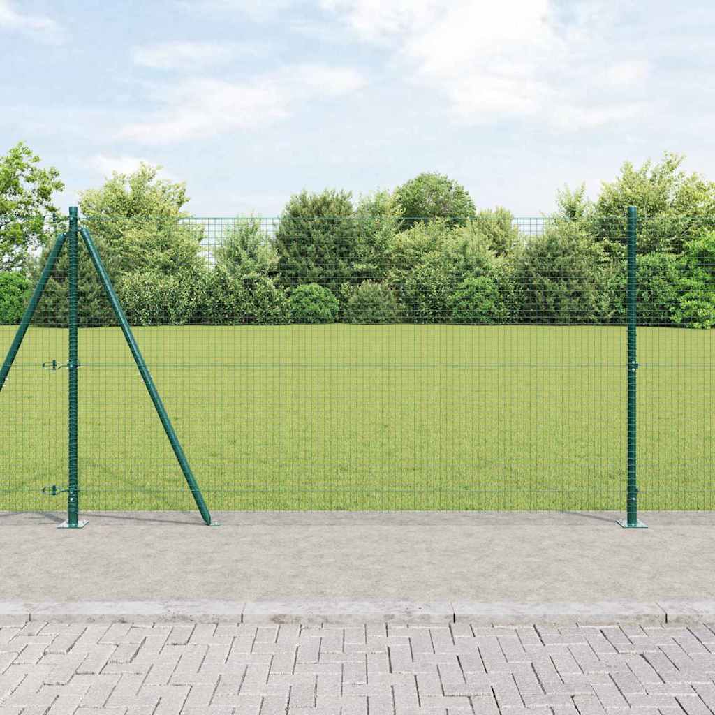 vidaXL Zaunpfosten Grün
