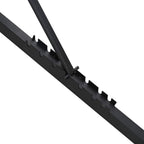 vidaXL Hantelbank Schwarz 131 x 41 x 110 cm Pulverbeschichteter Stahl