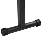 vidaXL Gewichtsbank Schwarz 108 x 27 x 41 cm Pulverbeschichteter Stahl