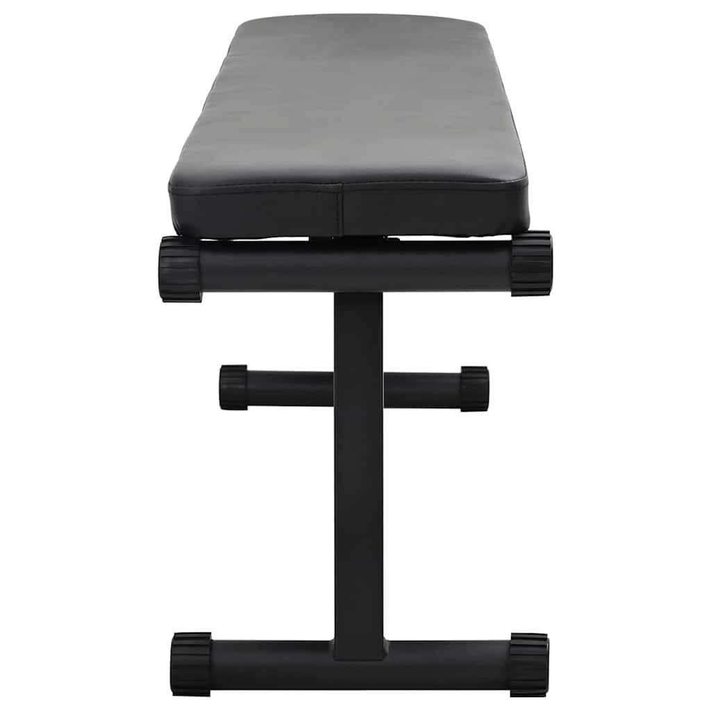 vidaXL Gewichtsbank Schwarz 108 x 27 x 41 cm Pulverbeschichteter Stahl