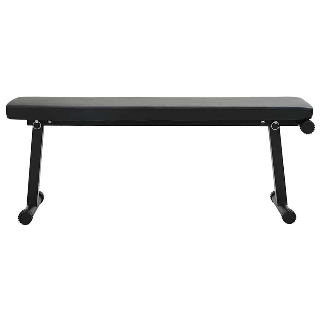 vidaXL Gewichtsbank Schwarz 108 x 27 x 41 cm Pulverbeschichteter Stahl
