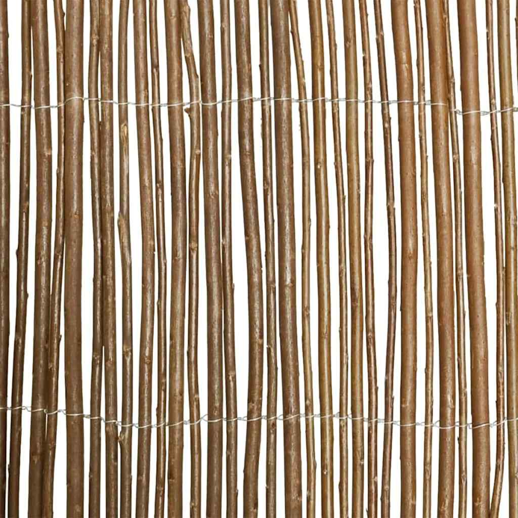 vidaXL Weidenzaun Natur 120 x 300 cm Weide