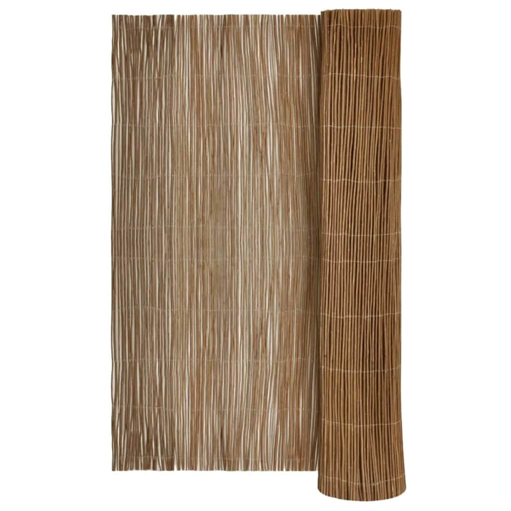 vidaXL Weidenzaun Natur 120 x 300 cm Weide