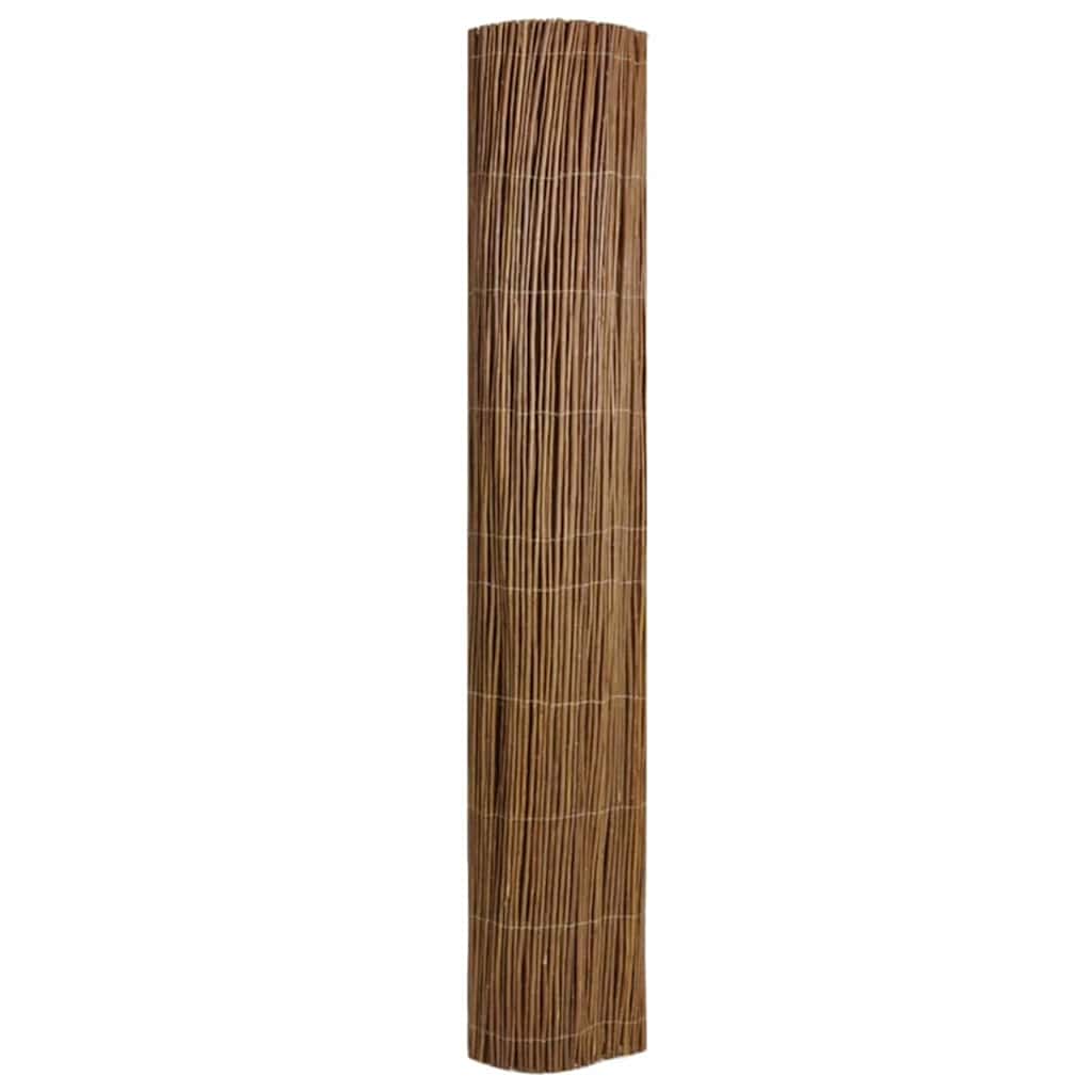 vidaXL Weidenzaun Natur 120 x 300 cm Weide