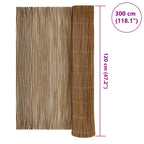 vidaXL Weidenzaun Natur 120 x 300 cm Weide