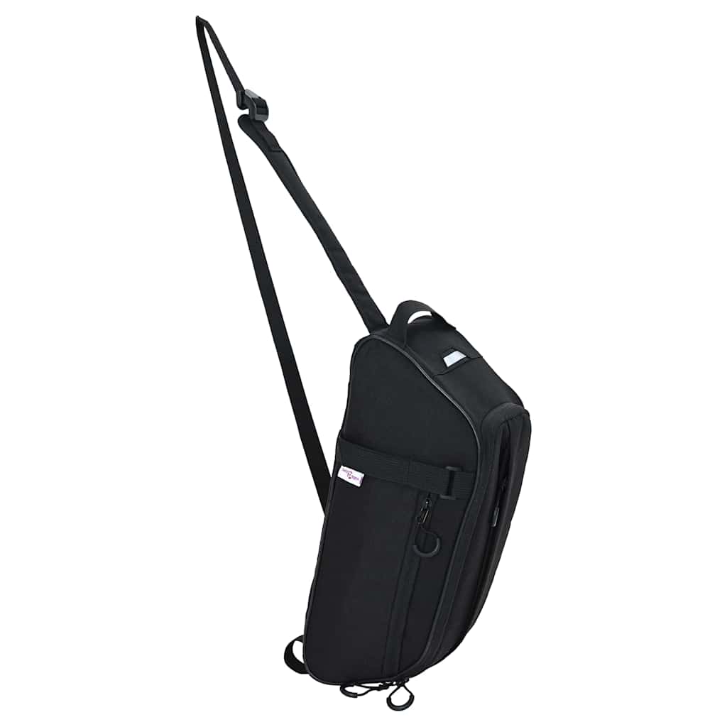 vidaXL Fahrradtasche Schwarz 38 x 16 x 16 cm Polyester