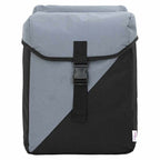 vidaXL Fahrradtasche Grau und Schwarz 31,5 x 15,5 x 40 cm Polyester