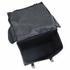 vidaXL Fahrradtasche Grau und Schwarz 31,5 x 15,5 x 40 cm Polyester