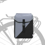 vidaXL Fahrradtasche Grau und Schwarz 31,5 x 15,5 x 40 cm Polyester